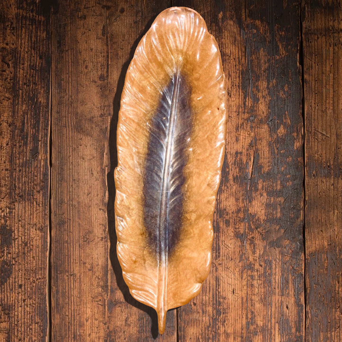 Sonoran Uniquities Resin Feather Dish