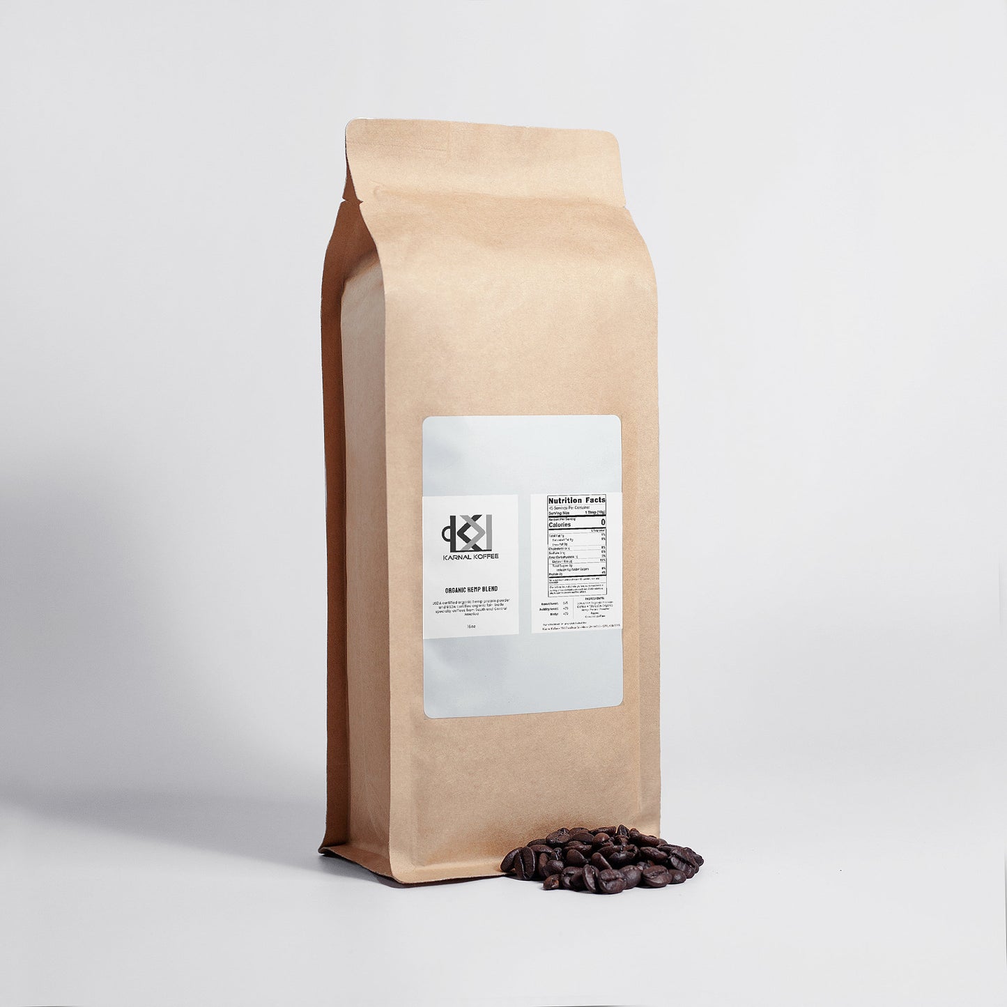 Karnal Koffee Organic Hemp Blend - Medium Roast 16oz