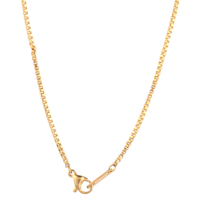 BlingStop 14K Gold Plated Infinity Cross Pendant Necklace
