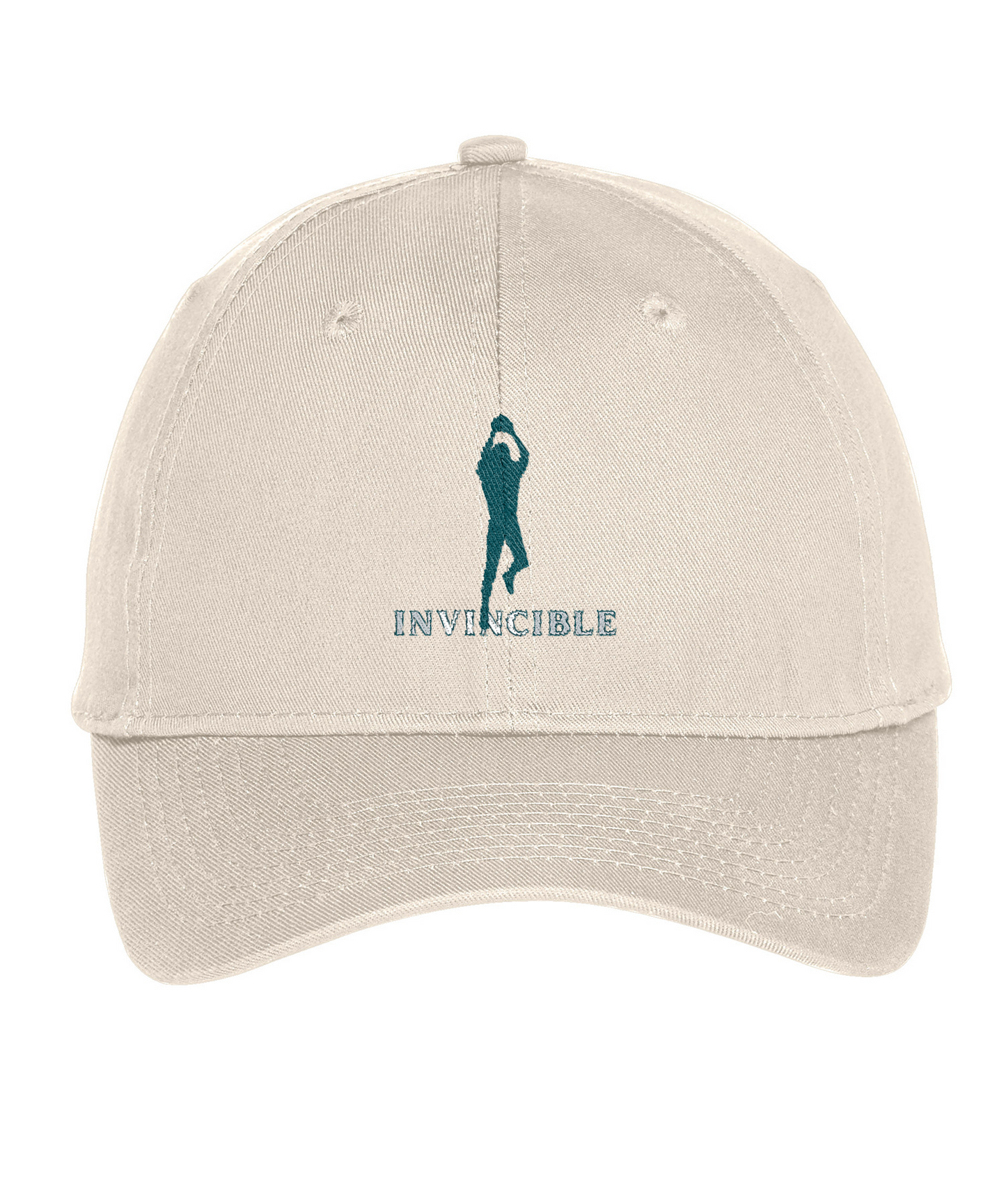 Vince Papale Invincible Logo Embroidered Twill Cap