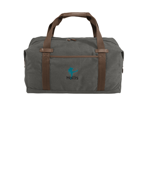 GT Hollis Embroidered Canvas Duffel