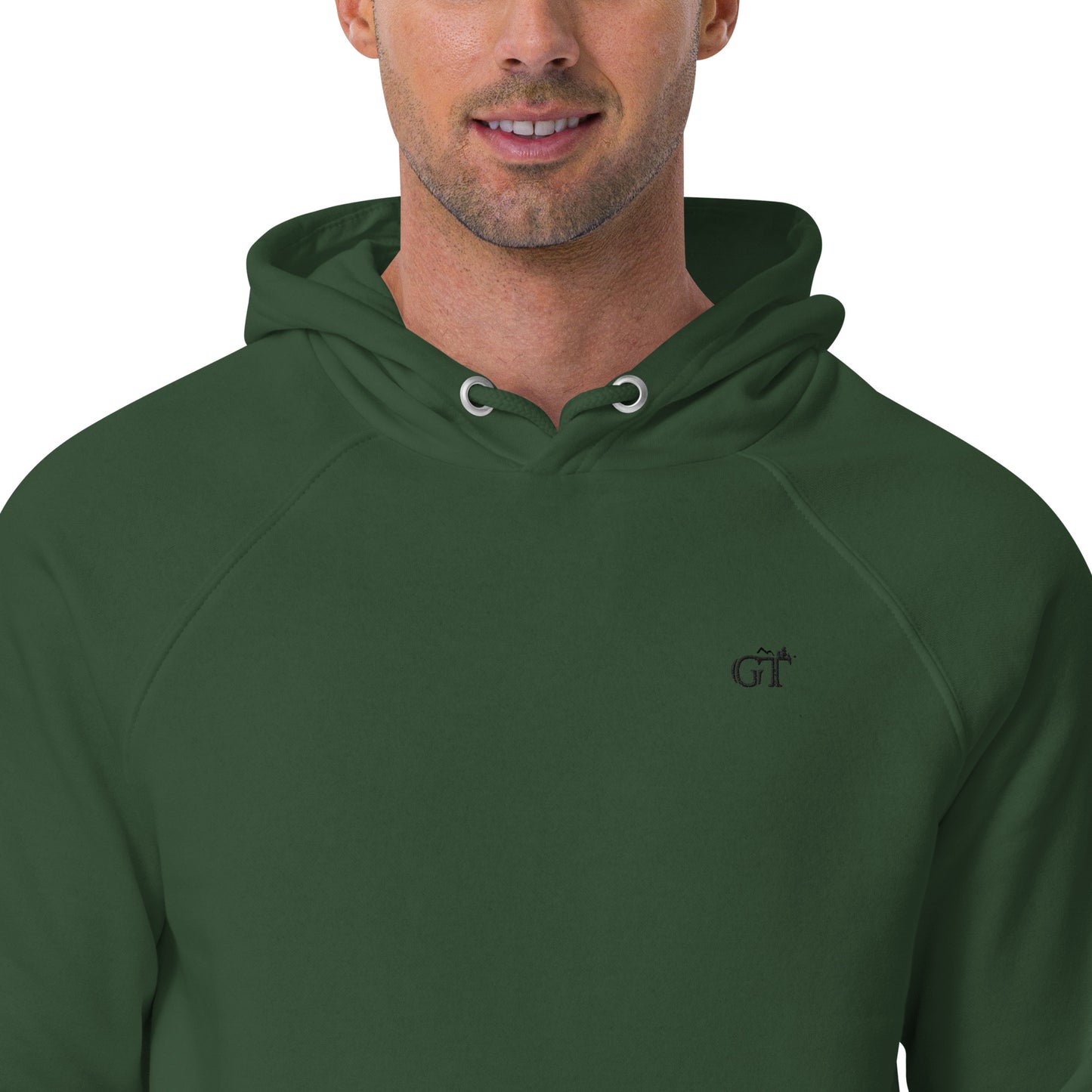 GT Eco Embroidered Organic Men's Hoodie