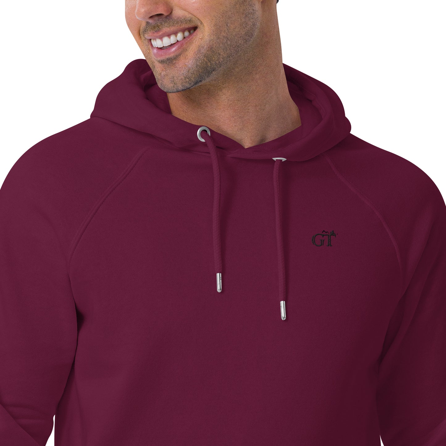 GT Eco Embroidered Organic Men's Hoodie